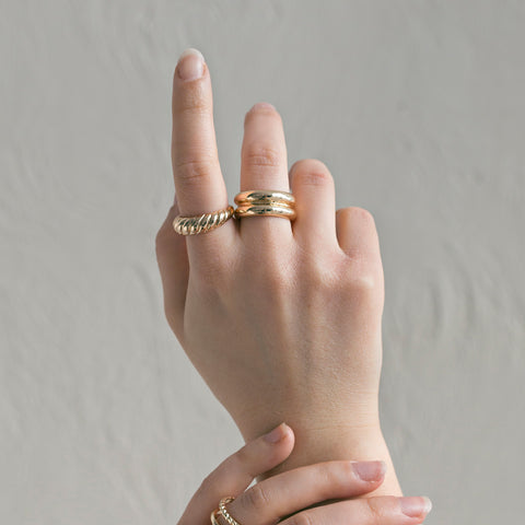 Ring - Croissant - Gold